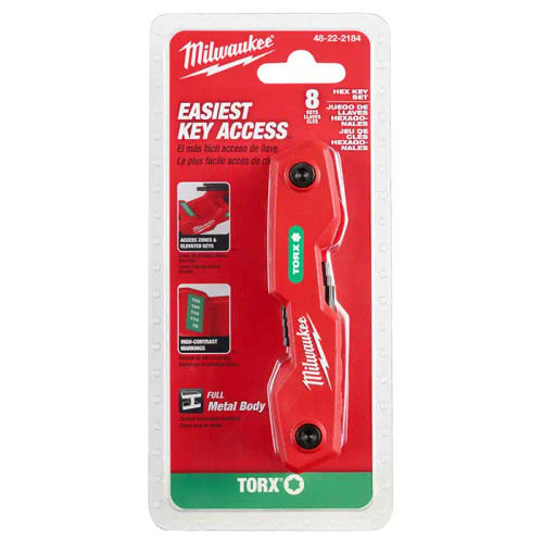 ست آچار آلن 8 عددی میلواکی مدل 48-22-2184