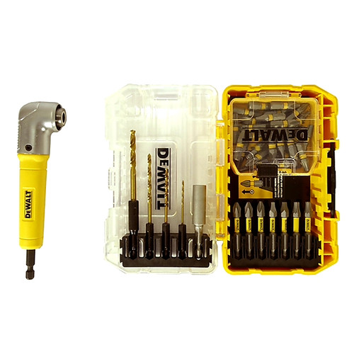 ست سرپیچگوشتی و رابط 90 درجه دیوالت مدل DWAC40SETRA