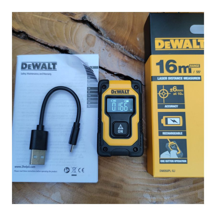 متر لیزری 16 متری دیوالت مدل DW055PL-XJ